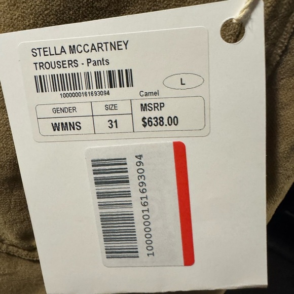 STELLA MCCARTNEY Trouser pant  NWT - Picture 4 of 10